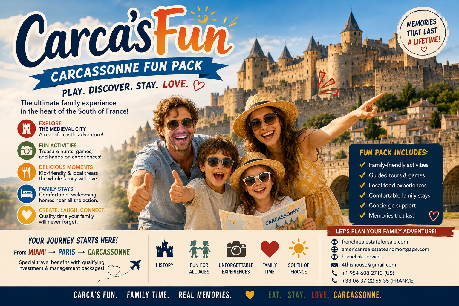 Carca's Fun family campaign concept